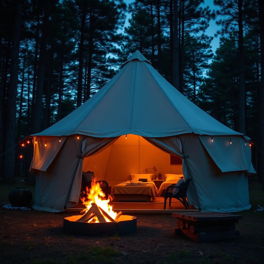Kempingi un glampingi